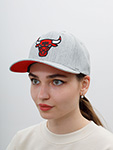 Бейсболка MITCHELL NESS арт. 6HSSMM19363-CBUGYHT Chicago Bulls NBA (светло-серый)